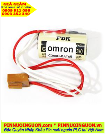 Pin Omron C200H-BAT09; Pin nuôi nguồn PLC Omron C200H-BAT09 lithium 3v _Made in Japan